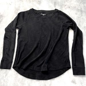 Liz Claiborne weekend black cotton long sleeve shirt, small